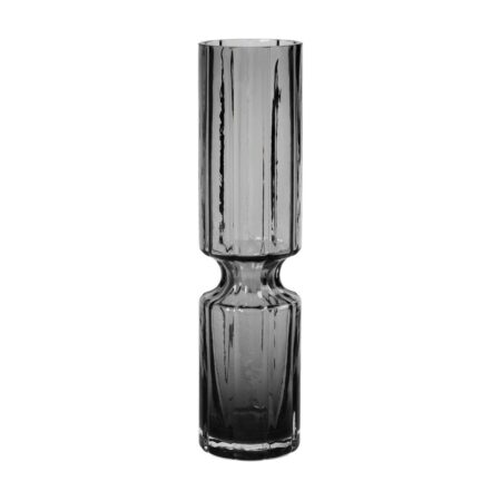 Broste Copenhagen Hyacint glasvase 31,7 cm Smoked pearl