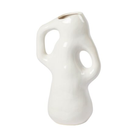 Broste Copenhagen Isolde vase 35 cm White