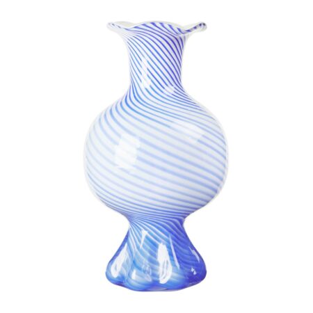 Broste Copenhagen Mella vase 30 cm blå