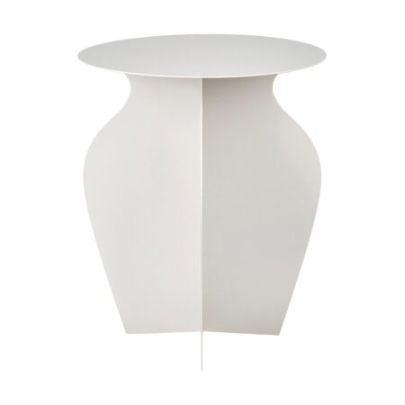 Broste Copenhagen Urna sidebord Ø35x45 cm Rainy day grey