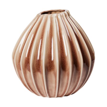 Broste Copenhagen Wide vase XL 40 cm Fawn