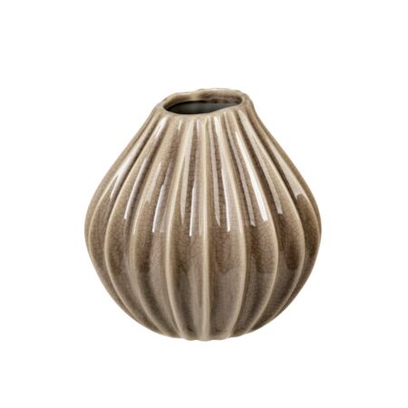 Broste Copenhagen Wide vase rainy day 15 cm