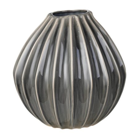 Broste Copenhagen Wide vase smoked pearl 30 cm