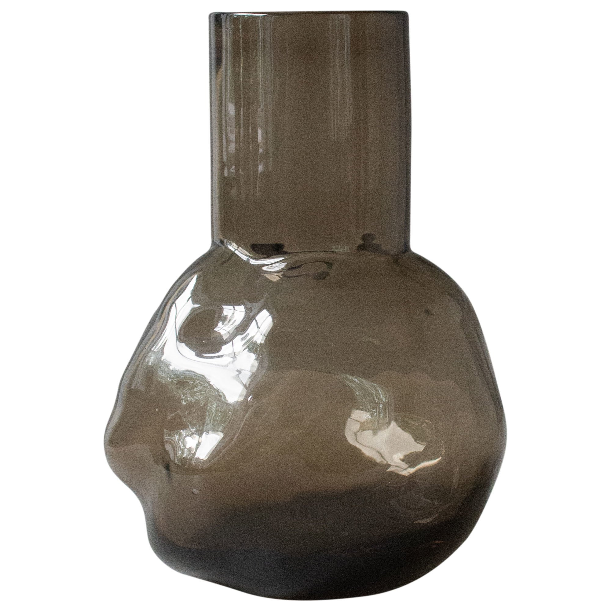 Bunch Small vase, 7x20 cm, brun Bunch Small vase, 7x20 cm, brun