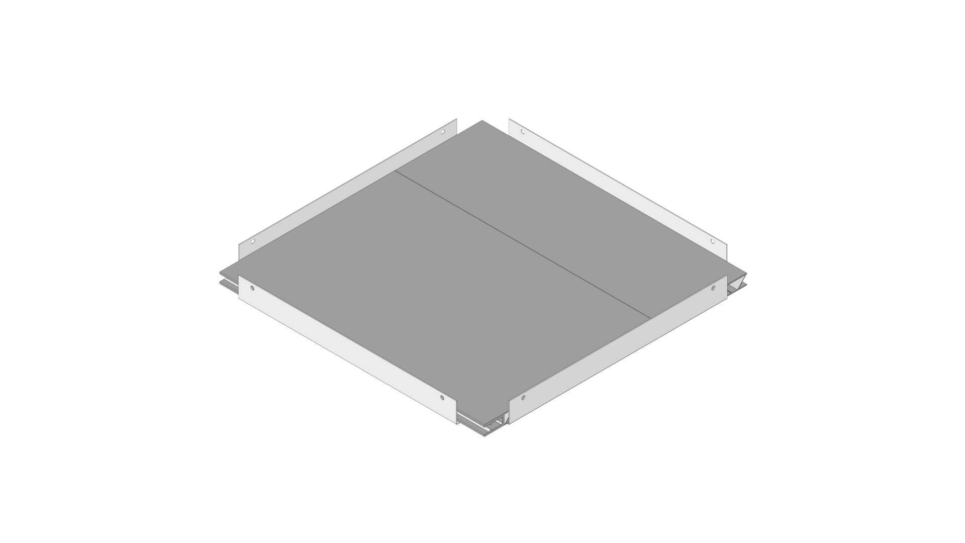 Bund til højbed i Sibirisk lærk - 44x44 cm Bund til højbed i Sibirisk lærk - 44x44 cm