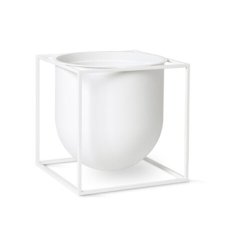 By Lassen Kubus Flowerpot 23 White