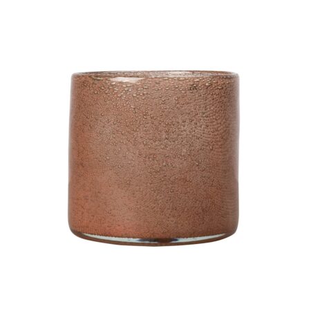 Byon Calore fyrfadsstage/vase M Ø15 cm Rusty red