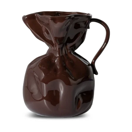 Byon Crumple vase Brun