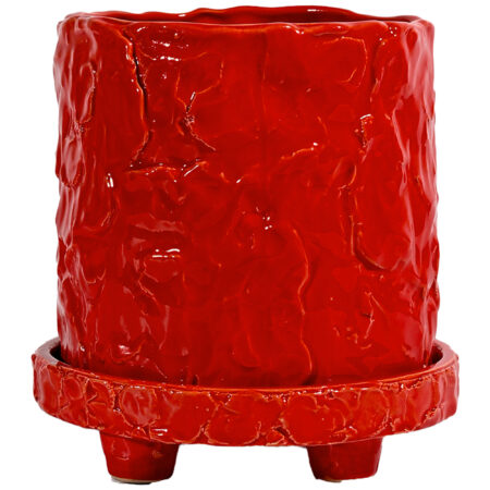 Byon Muddy S krukke 17,5x18 cm, rød