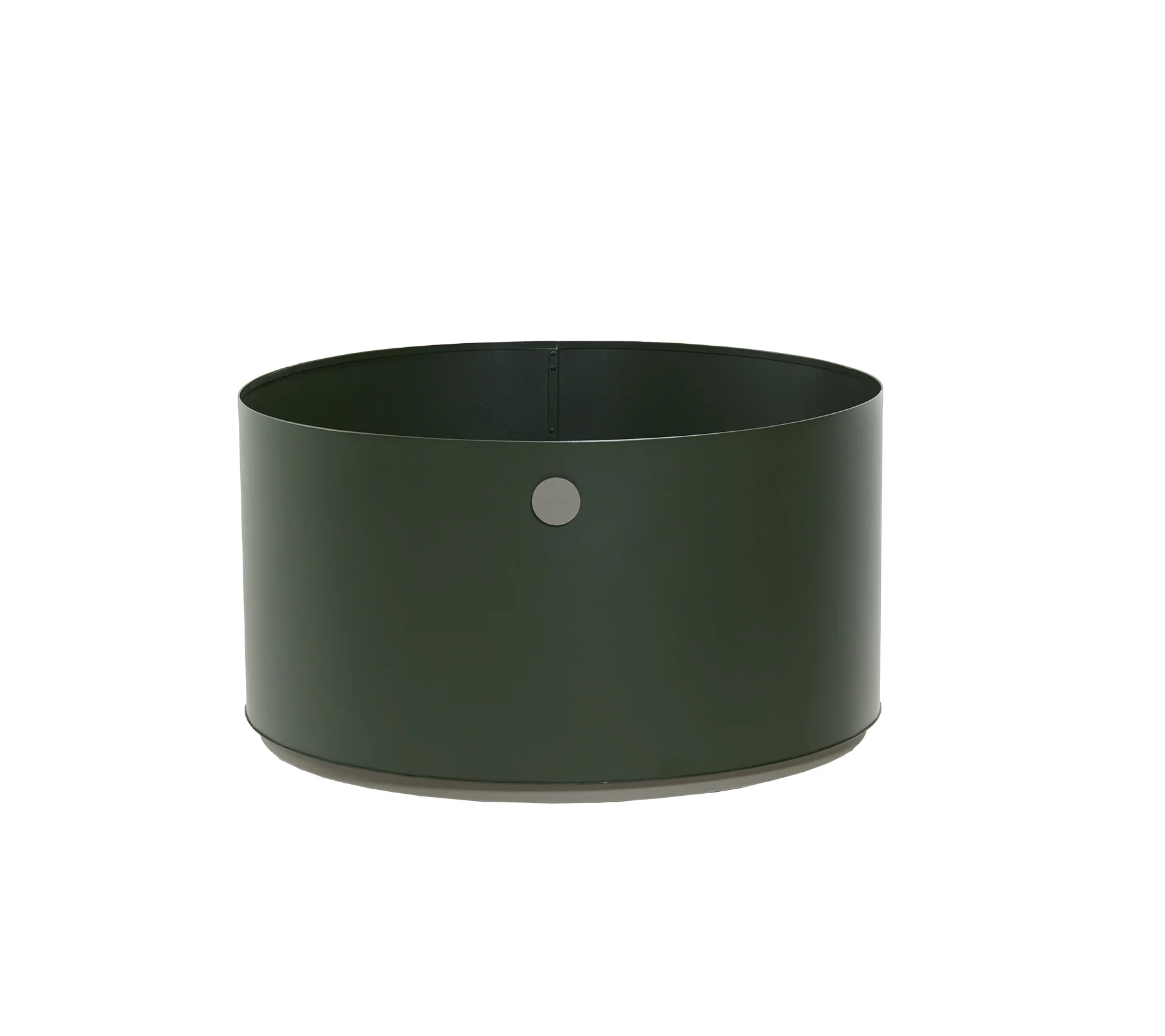 CANE-LINE GROW PLANTEKASSE LARGE - DARK GREEN ALUMINIUM 75 CANE-LINE GROW PLANTEKASSE LARGE - DARK GREEN ALUMINIUM 75