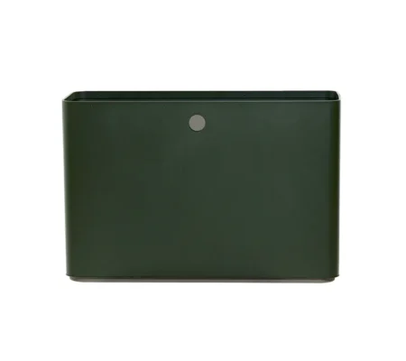 CANE-LINE GROW PLANTEKASSE REKTANGULÆR - DARK GREEN ALUMINIUM 90