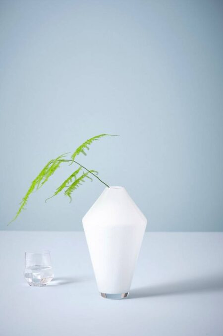 CELIA MAY vase - høj Hvid