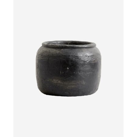 CIRA urtepotte - h18 cm - sort