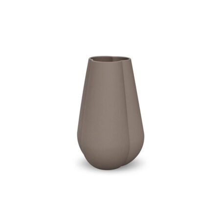 CLOVER VASE 18 CM MUD