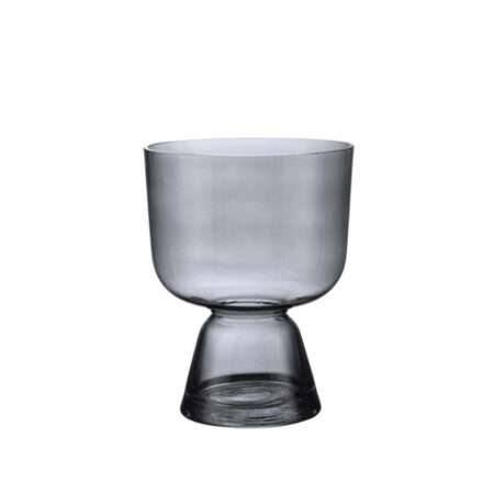 CORA GLAS VASE GRÅ 534110 D17 H22