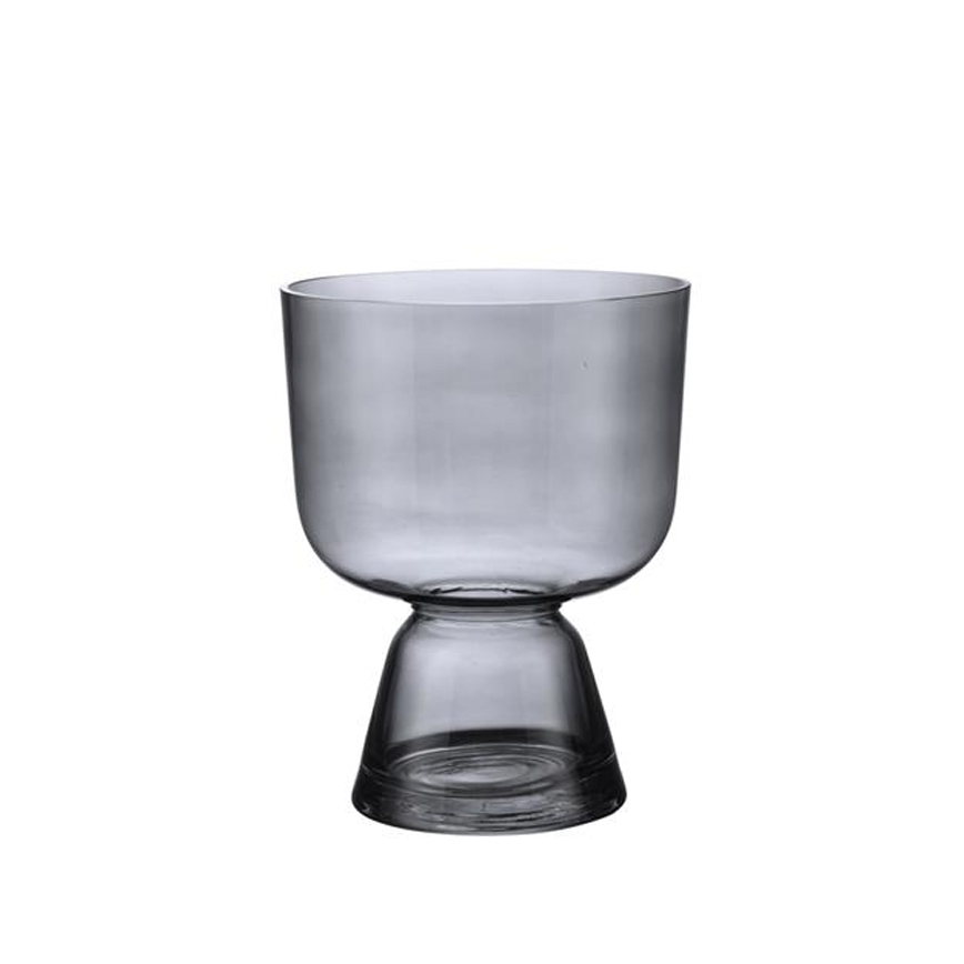 CORA GLAS VASE GRÅ 534110 D17 H22 CORA GLAS VASE GRÅ 534110 D17 H22
