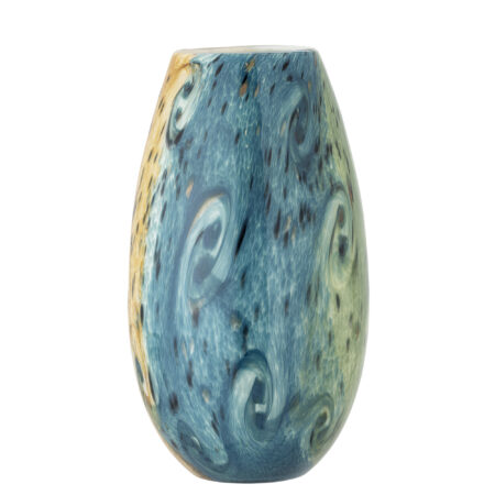 CREATIVE COLLECTION Kalian Vase, Blå, Glas