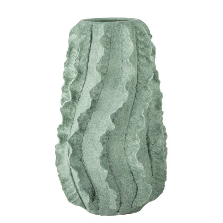 CREATIVE COLLECTION Natika Deko Vase, Grøn, Terrakotta