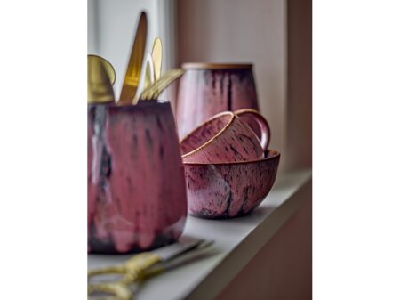 CREATIVE COLLECTION Rayen Krukke m/låg, Rosa, Stentøj