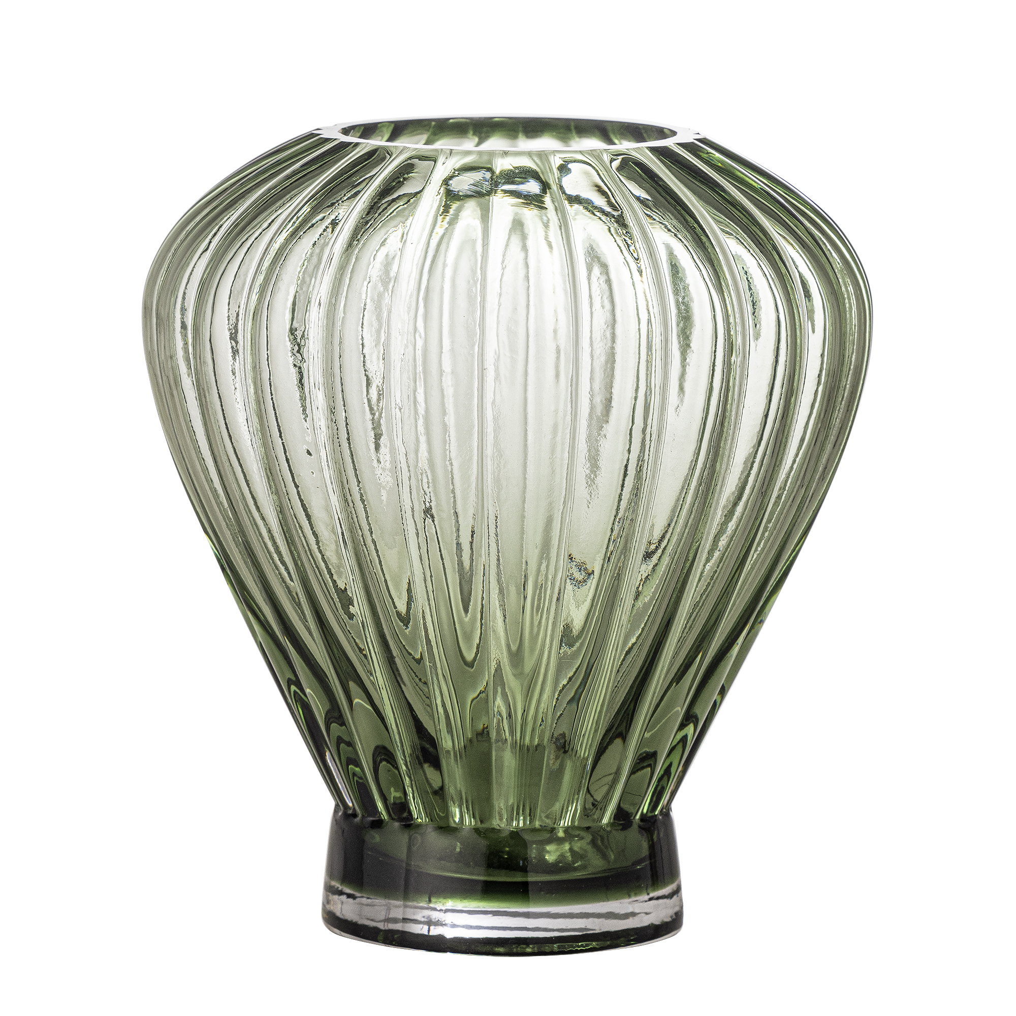 CREATIVE COLLECTION Reeve Vase, Grøn, Glas CREATIVE COLLECTION Reeve Vase, Grøn, Glas