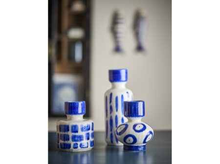 CREATIVE COLLECTION Romane vas, blå, stengods