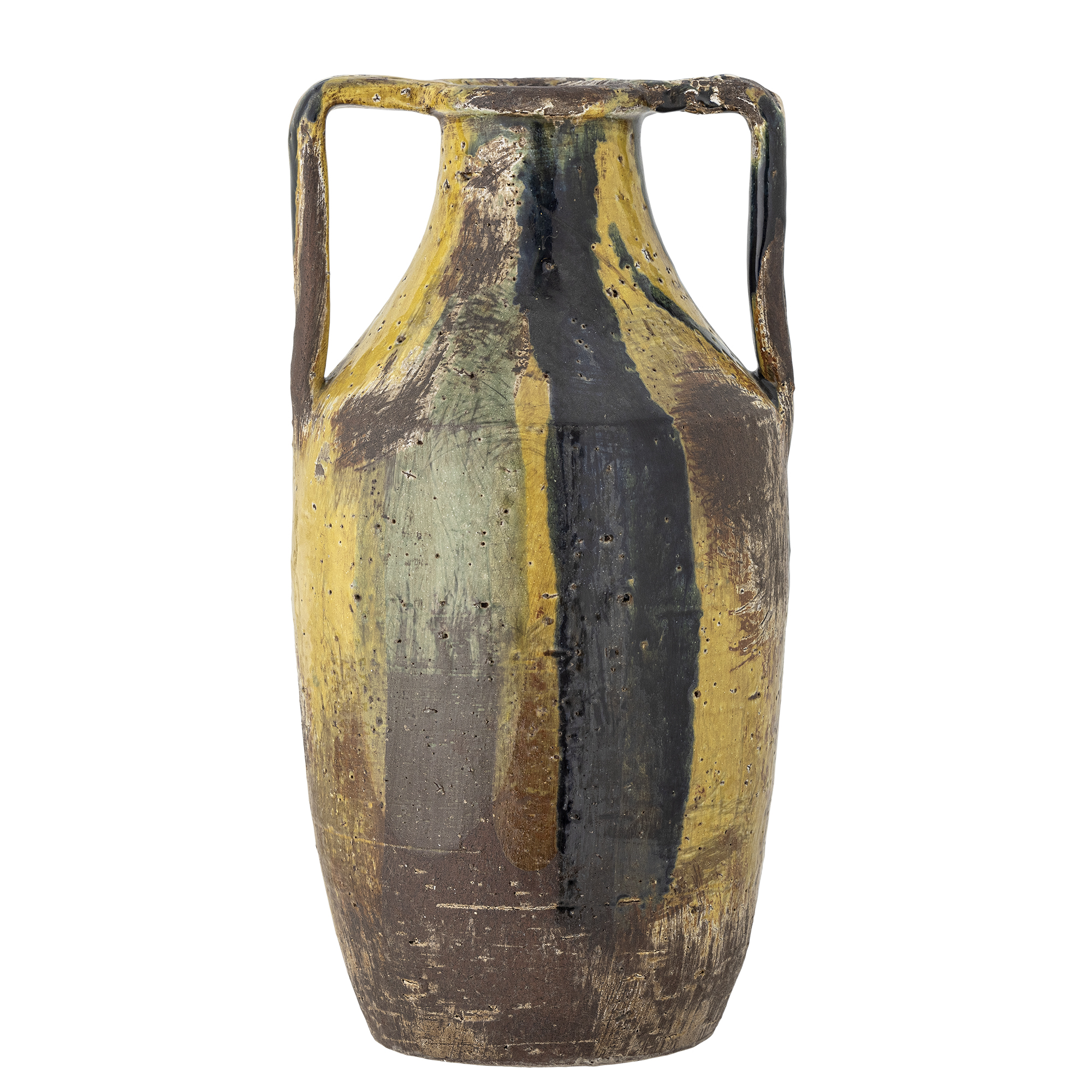 CREATIVE COLLECTION Wilder Deko Vase, Gul, Terrakotta CREATIVE COLLECTION Wilder Deko Vase, Gul, Terrakotta