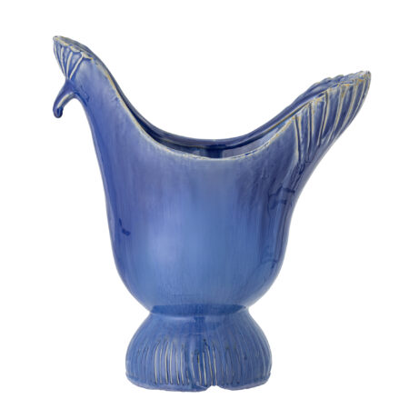 CREATIVE COLLECTION Wylie Vase, Blå, Stentøj