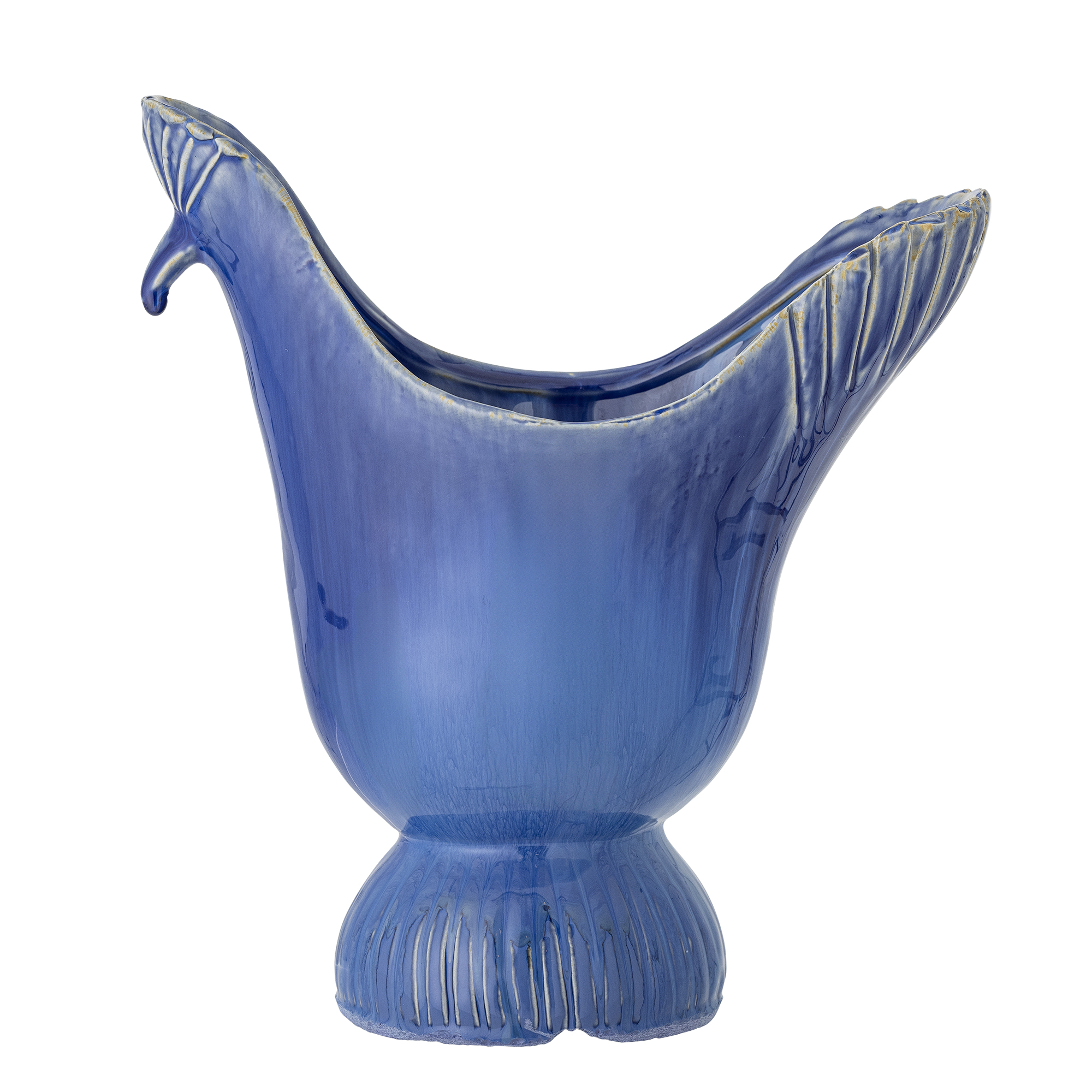 CREATIVE COLLECTION Wylie Vase, Blå, Stentøj CREATIVE COLLECTION Wylie Vase, Blå, Stentøj