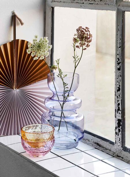 CURVE vase - lys lilla - 26 cm