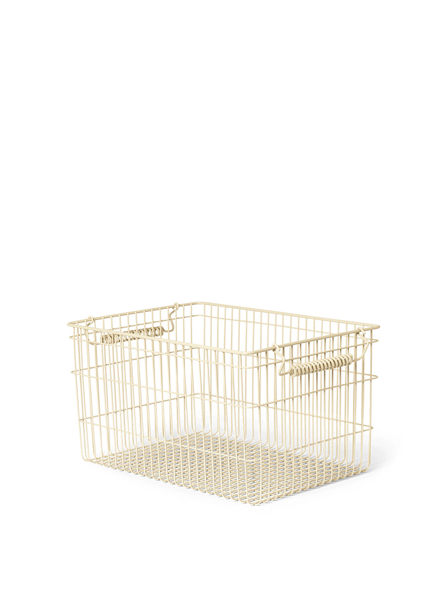 Cala Stackable Baskets, set of 2 fra Ferm Living (Cashmere) Cala Stackable Baskets, set of 2 fra Ferm Living (Cashmere)