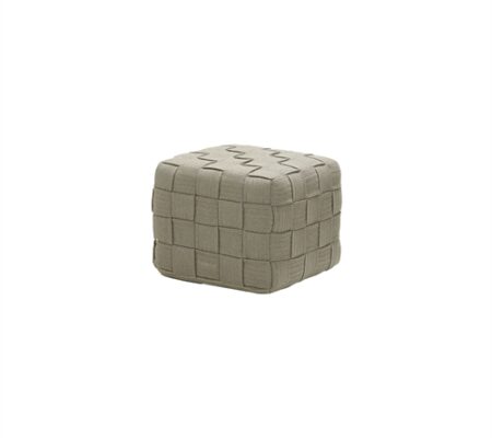 Cane-line Outdoor Cube Fodskammel 48x48 cm - Taupe