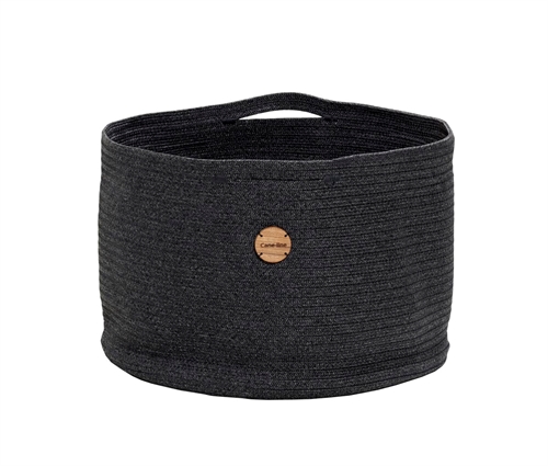 Cane-line Outdoor Soft Rope Kurv Large Ø: 50 cm - Dark Grey Cane-line Outdoor Soft Rope Kurv Large Ø: 50 cm - Dark Grey