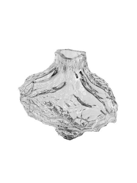 Canyon Vase Large, clear fra Hein studio