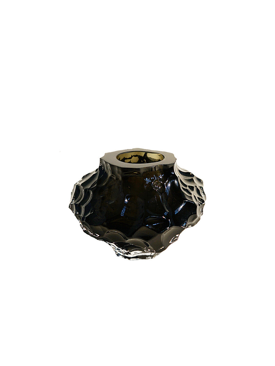 Canyon Vase Mini, smoke fra Hein Studio Canyon Vase Mini, smoke fra Hein Studio