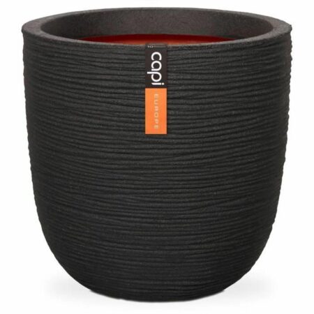 Capi Europe urtepotte - sort plastik, Ø 43 cm