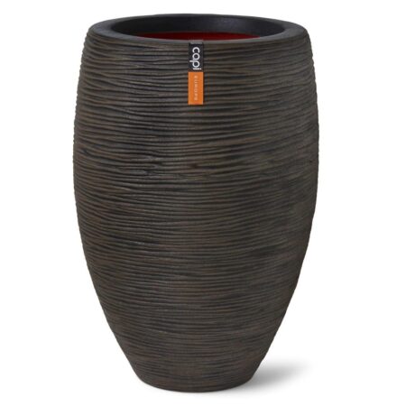 Capi krukke Nature Rib 45x72 cm Elegant Deluxe mørkebrun
