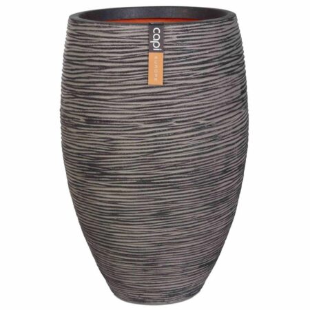 Capi krukke Nature Rib Elegant Deluxe 40x60 cm antracitgrå KOFZ1131