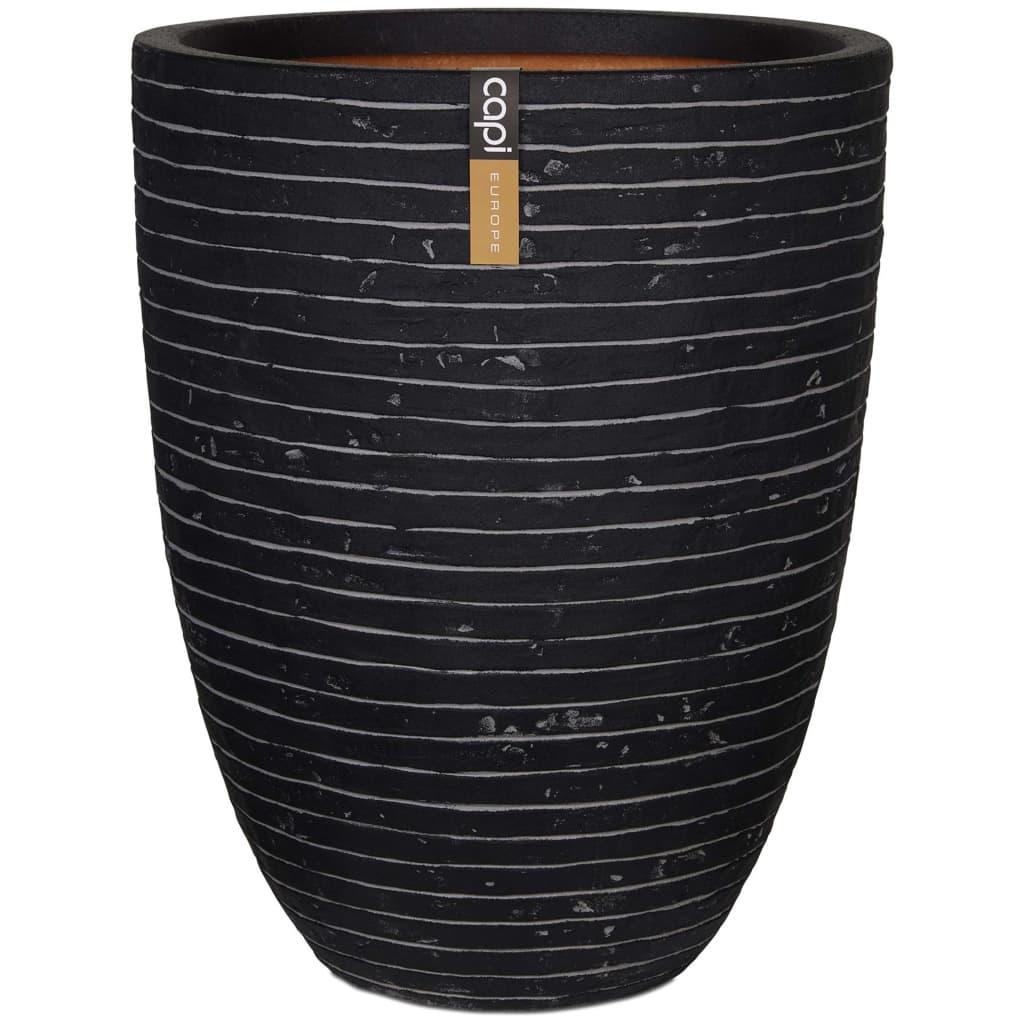 Capi krukke Nature Row 36x47 cm elegant lav antracitgrå KRWZ782 Capi krukke Nature Row 36x47 cm elegant lav antracitgrå KRWZ782