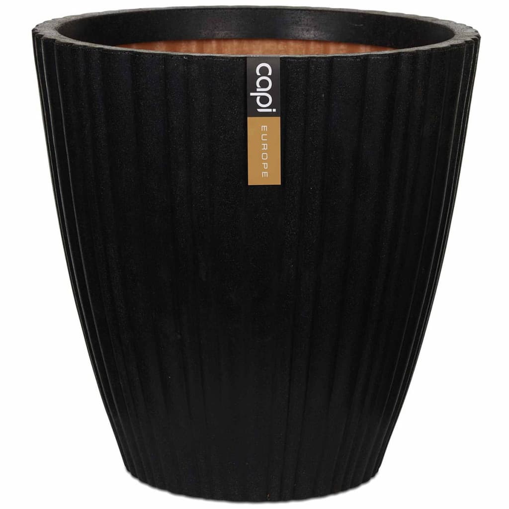Capi krukke Urban Tube 40x40 cm tilspidset sort KBLT801 Capi krukke Urban Tube 40x40 cm tilspidset sort KBLT801