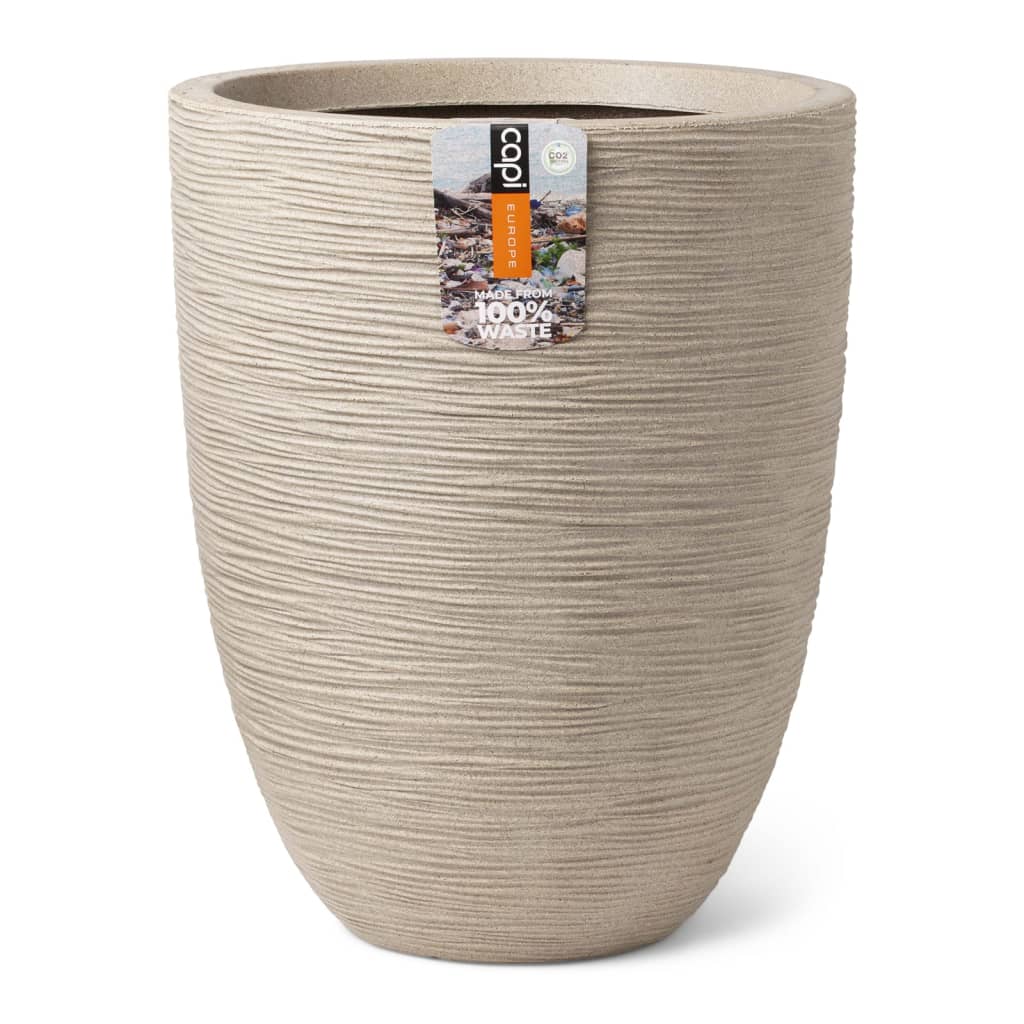 Capi lav krukke Waste Rib 34x46 cm beige Capi lav krukke Waste Rib 34x46 cm beige