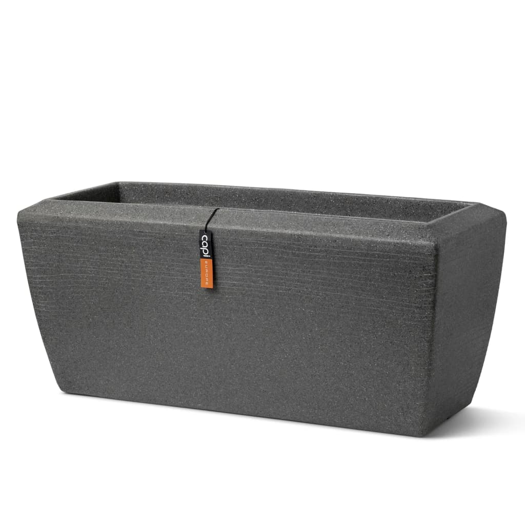 Capi plantekrukke Arc Granite 60x35x40 cm rektangulær antracitgrå Capi plantekrukke Arc Granite 60x35x40 cm rektangulær antracitgrå