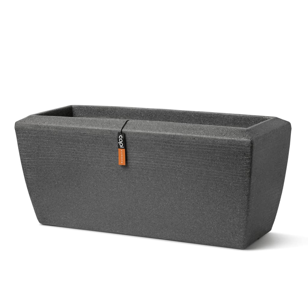 Capi plantekrukke Arc Granite 90x35x40 cm rektangulær antracitgrå Capi plantekrukke Arc Granite 90x35x40 cm rektangulær antracitgrå