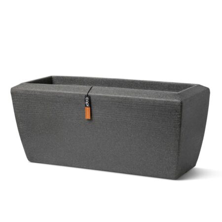 Capi plantekrukke Arc Granite 90x35x40 cm rektangulær antracitgrå