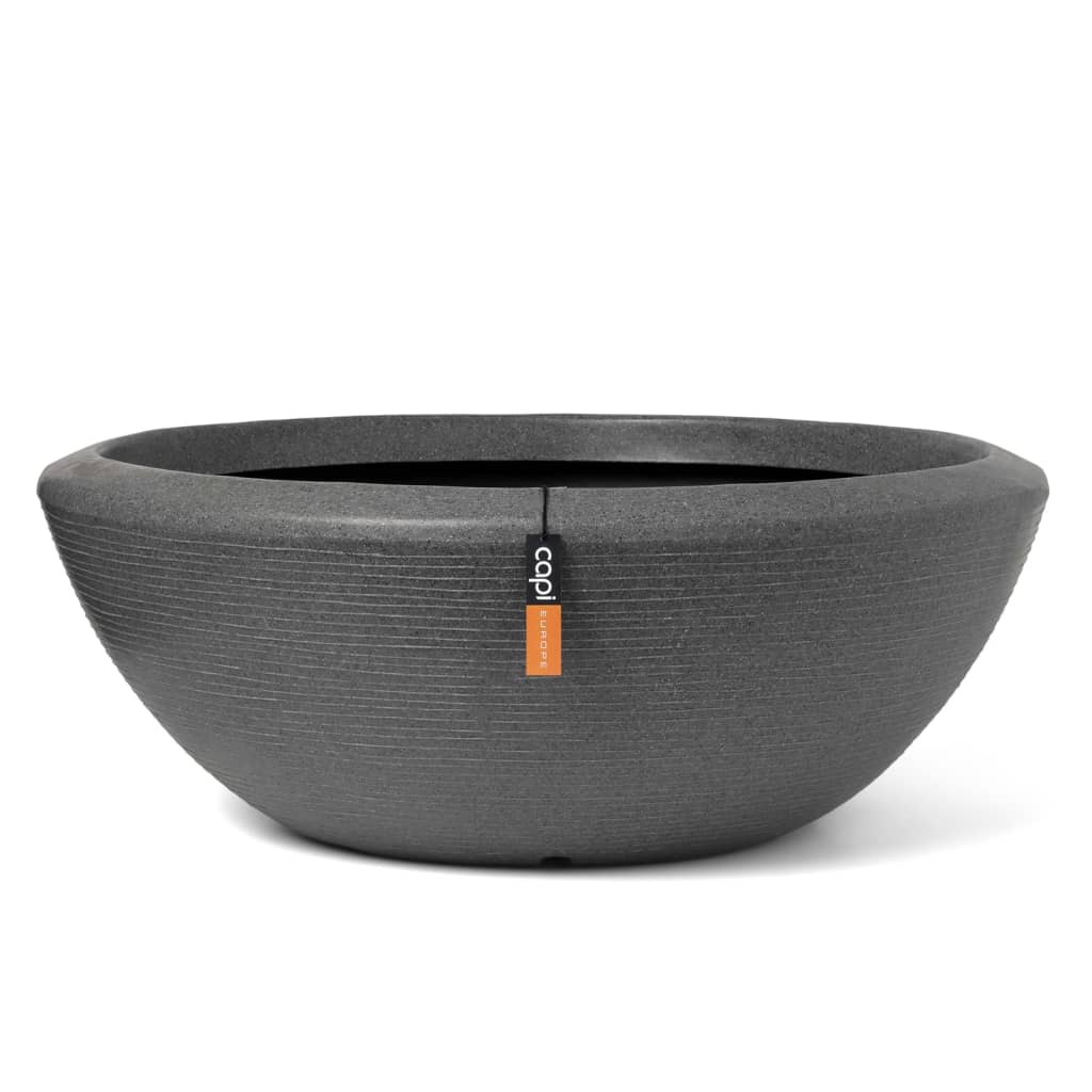 Capi plantekrukke Arc Granite lav 61x25 cm antracitgrå Capi plantekrukke Arc Granite lav 61x25 cm antracitgrå