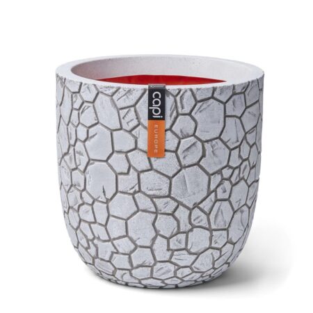 Capi plantekrukke Clay Ball 35x34 cm elfenbensfarvet