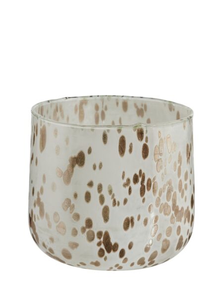 Carrie Votive/Flower Pot Home Decoration Flower Pots Brun Lene Bjerre