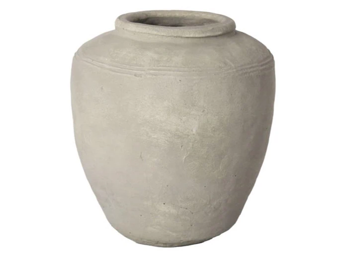 Cést Bon, Keramik krukke m/ringe, sand, 30xø26 cm Cést Bon, Keramik krukke m/ringe, sand, 30xø26 cm