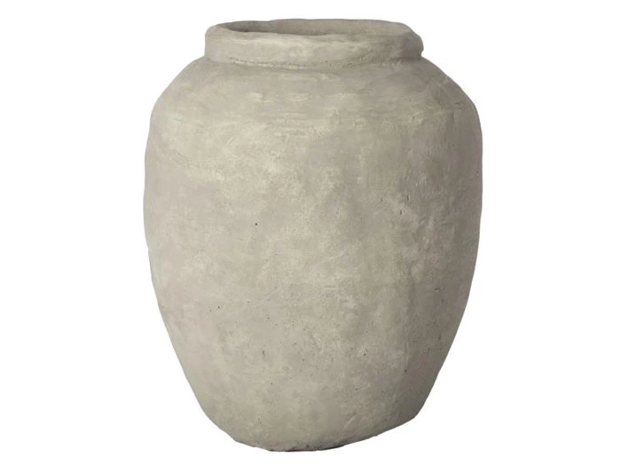 Cést Bon, Keramik krukke m/ringe, sand, 33xø24 cm Cést Bon, Keramik krukke m/ringe, sand, 33xø24 cm