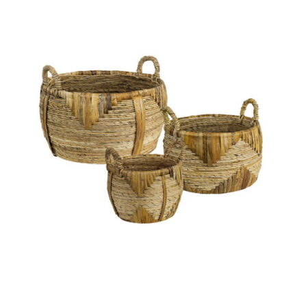 Cesto kurv natur 3-pak