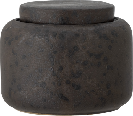 Chau, Krukke m/Låg, brun, H13,5x11 cm